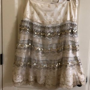 Basil &Maude Beaded Skirt